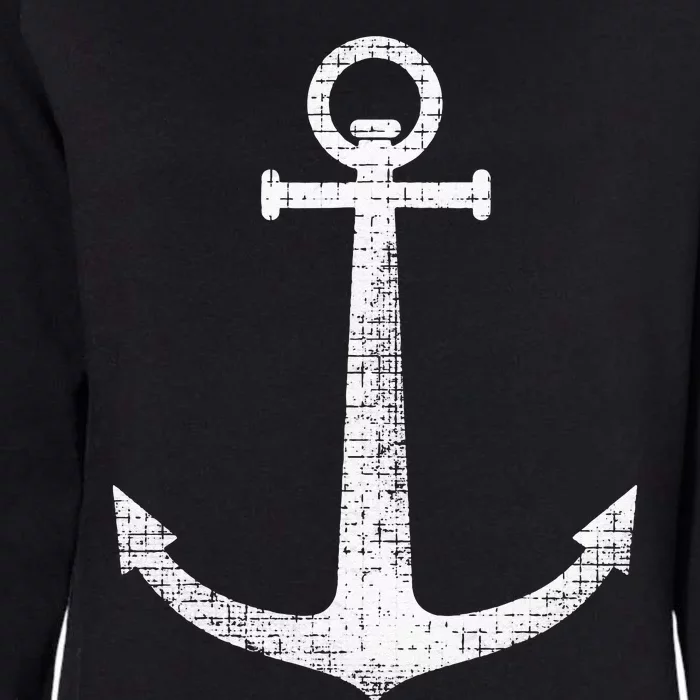 Sailing Boat Anchor Womens California Wash Sweatshirt