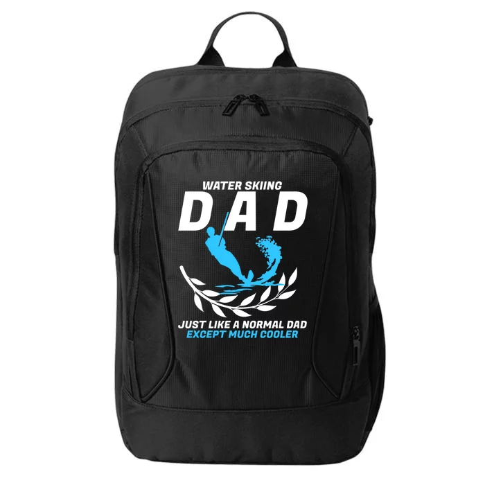 Sports Beach Athletes Wave Lover Water Skiing Dad Gift City Backpack