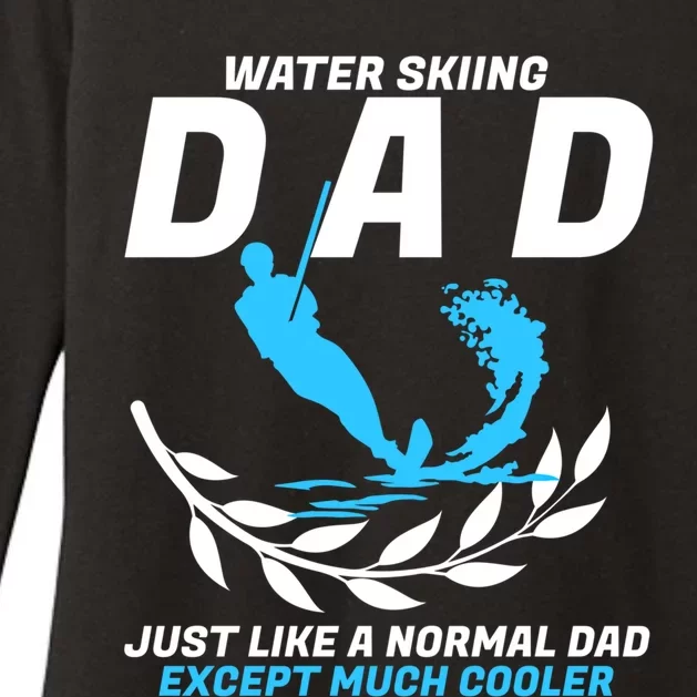 Sports Beach Athletes Wave Lover Water Skiing Dad Gift Womens CVC Long Sleeve Shirt