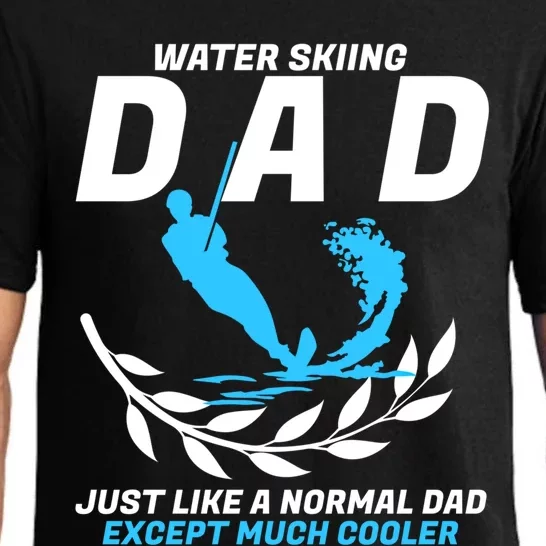 Sports Beach Athletes Wave Lover Water Skiing Dad Gift Pajama Set