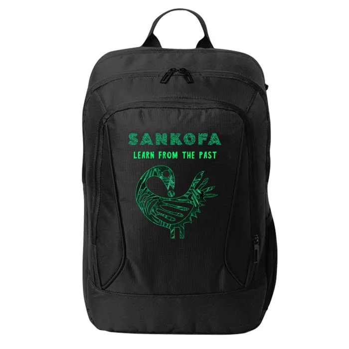 Sankofa Bird Afrocentric Adinkra Symbol Forest Pattern Great Gift City Backpack