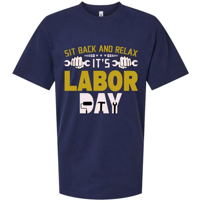 Sit Back And Relax Labor Day Celebration Sueded Cloud Jersey T-Shirt