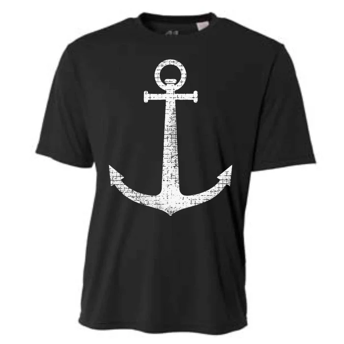 Sailing Boat Anchor Cooling Performance Crew T-Shirt