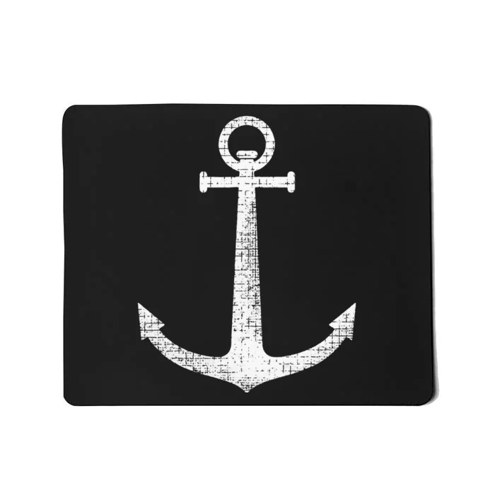 Sailing Boat Anchor Mousepad