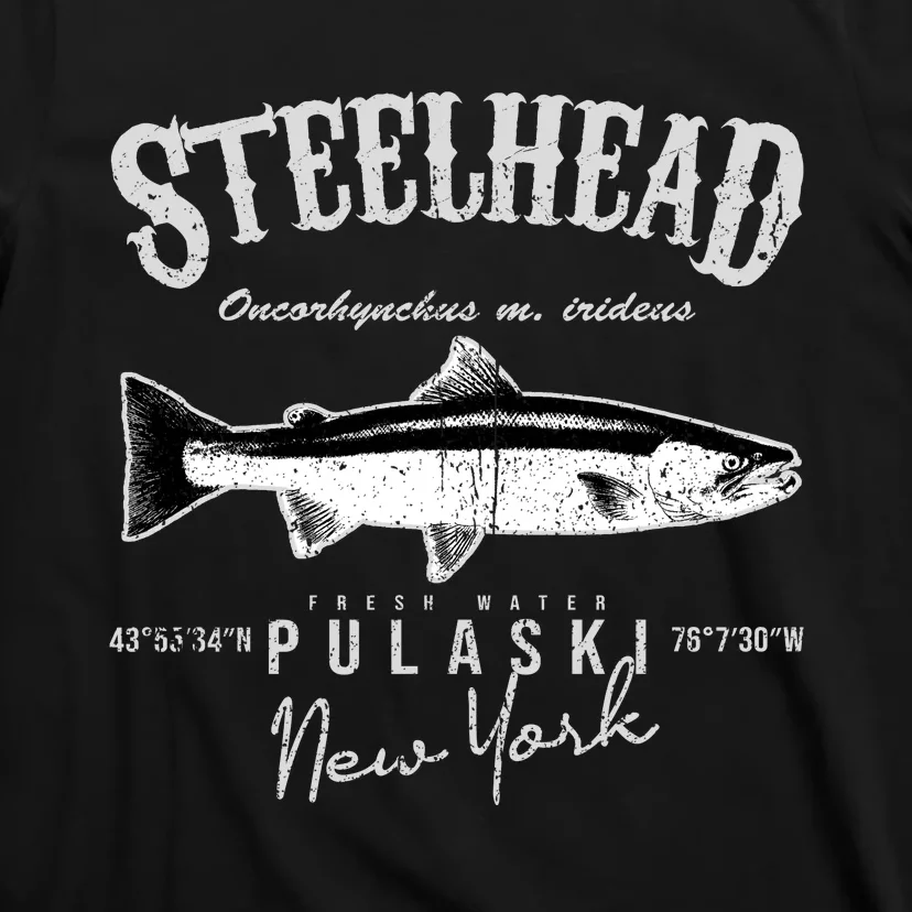 Steelhead Bass At Pulaski New York T-Shirt