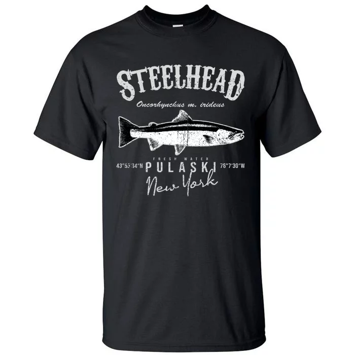 Steelhead Bass At Pulaski New York Tall T-Shirt