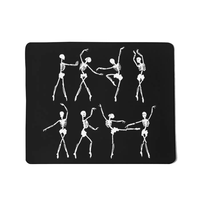 Skeleton Ballerinas Ballet Dance Cute Halloween Costume Mousepad