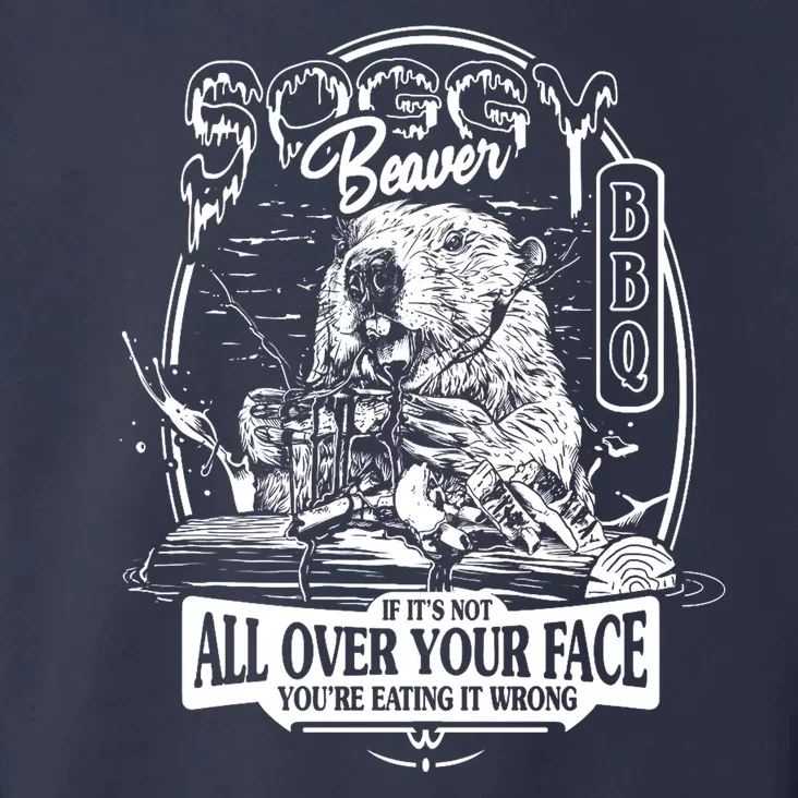 Soggy Beaver Bbq Funny Toddler Hoodie