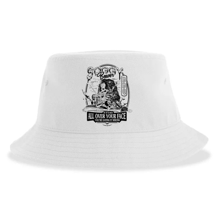 Soggy Beaver Bbq Funny Sustainable Bucket Hat