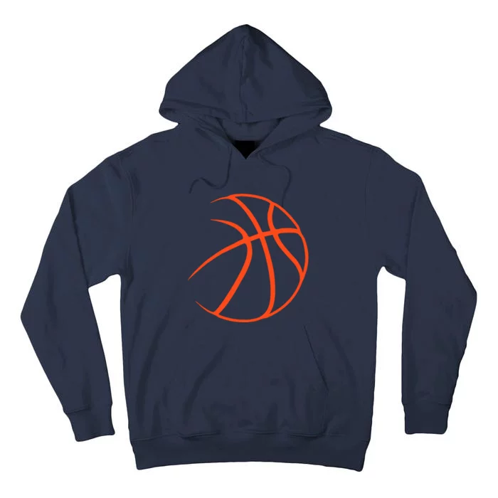 Silhouette Ball Basketball Player Sports Lover Hoop Tall Hoodie