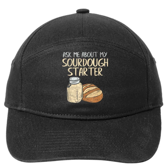 Sourdough Bread Baker 7-Panel Snapback Hat