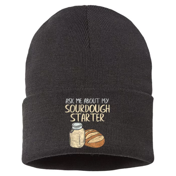 Sourdough Bread Baker Sustainable Knit Beanie