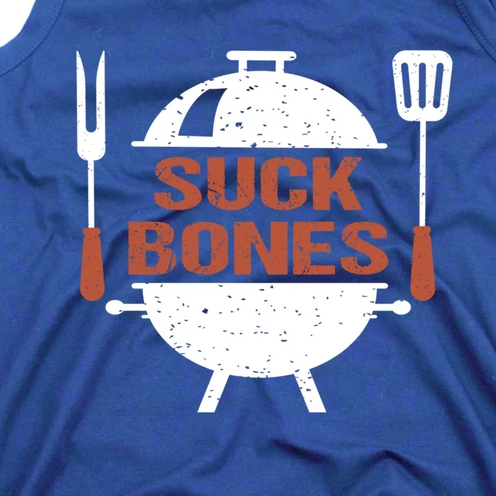 Suck Bones Bbq Grill Barbecue Gift Tank Top