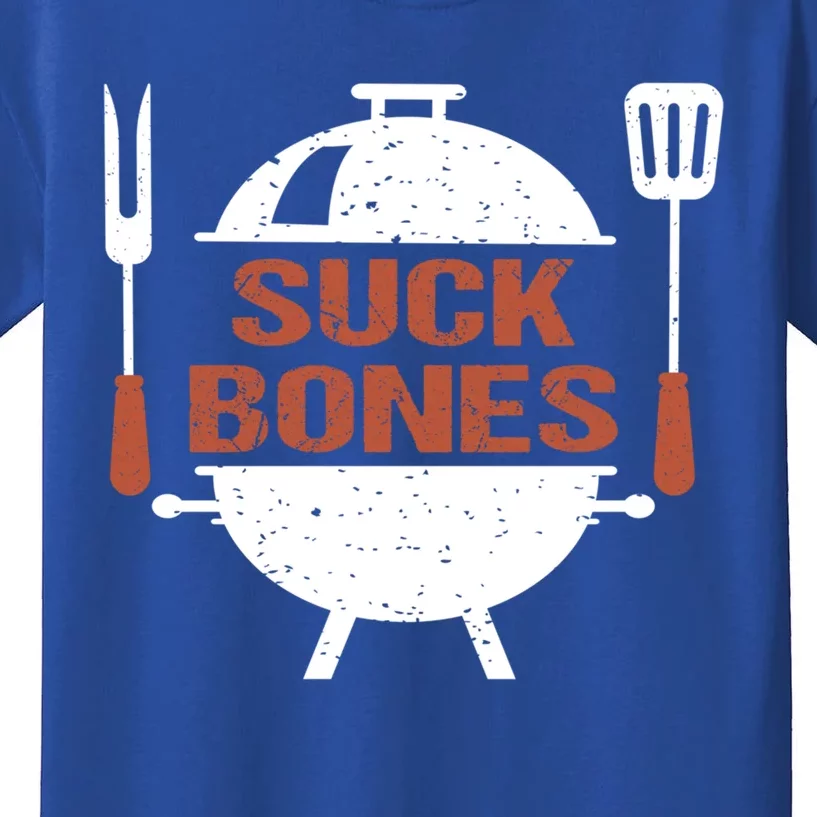 Suck Bones Bbq Grill Barbecue Gift Kids T-Shirt