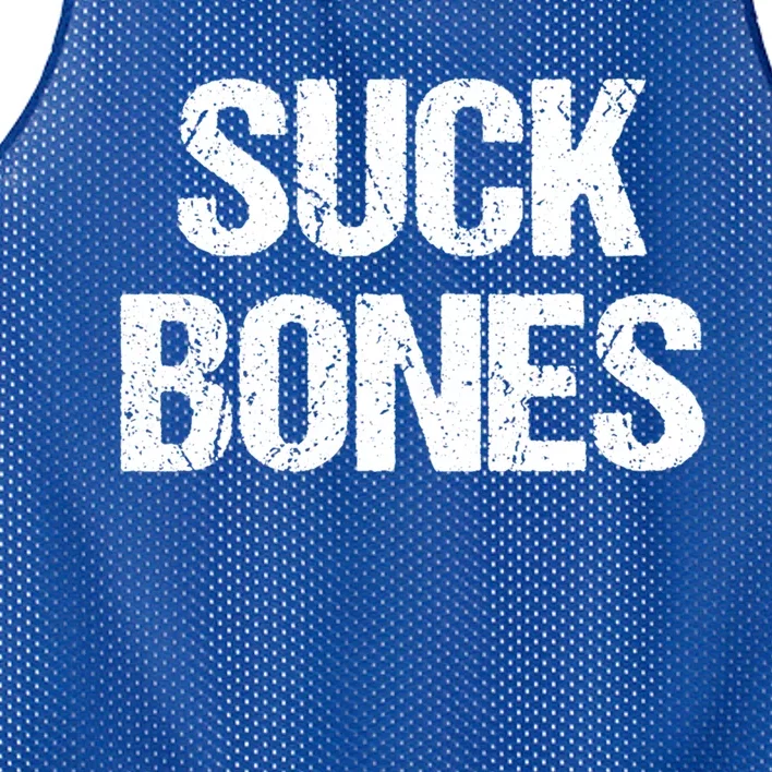 Suck Bones Bbq Grill Barbecue Meaningful Gift Mesh Reversible Basketball Jersey Tank