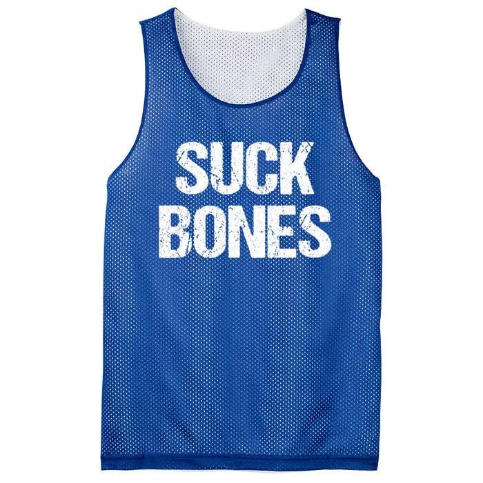 Suck Bones Bbq Grill Barbecue Meaningful Gift Mesh Reversible Basketball Jersey Tank