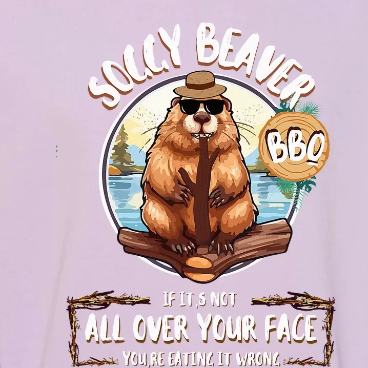 Soggy Beaver BBQ Garment-Dyed Sweatshirt