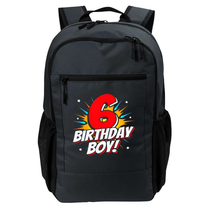 Superhero Birthday Boy Party 6 Year Old 6th Birthday Daily Commute Backpack