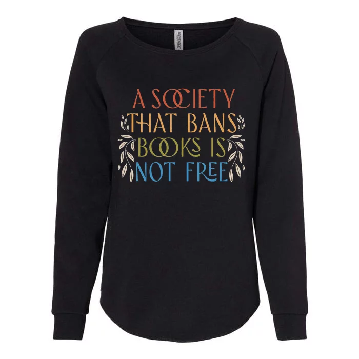 Stop Book Banning Protect Libraries Ban Books Not Bigots Womens California Wash Sweatshirt