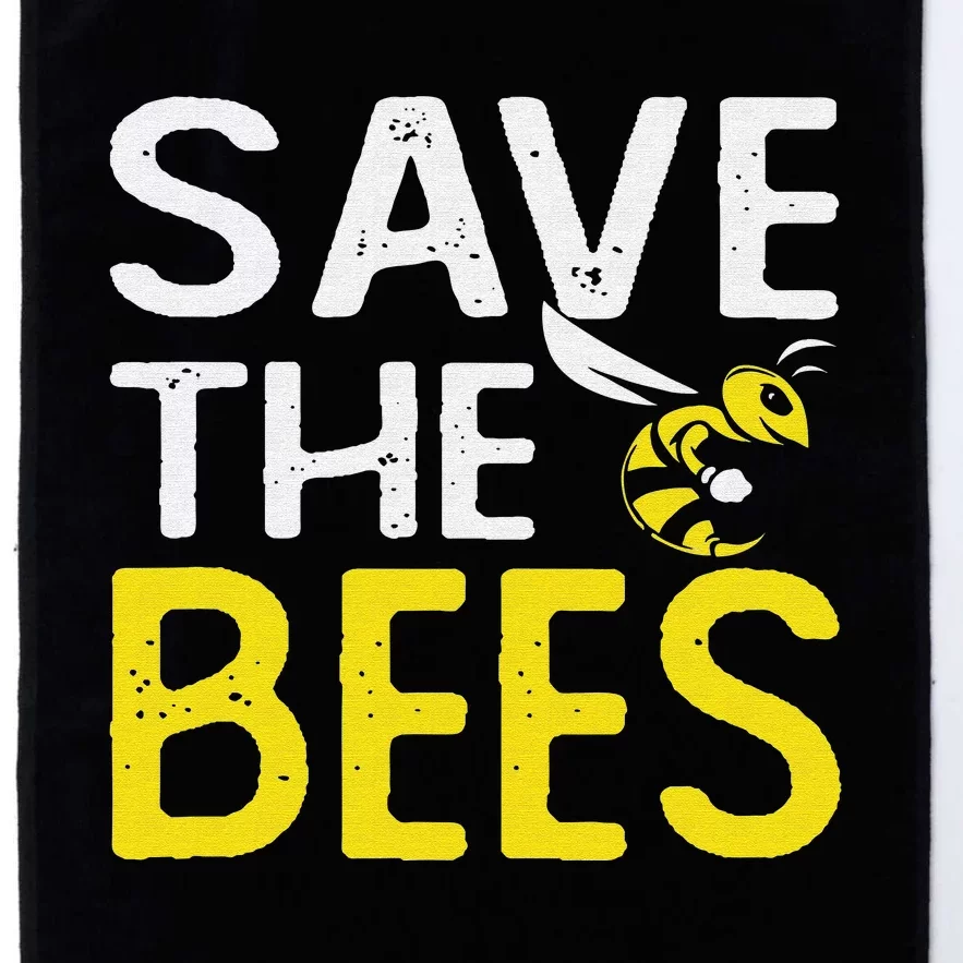 Save Bees Beekeeper Bee Keeping funny Honey Platinum Collection Golf Towel