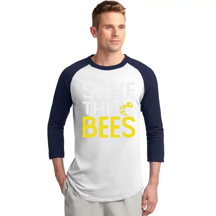 Save Bees Beekeeper Bee Keeping funny Honey Baseball Sleeve Shirt