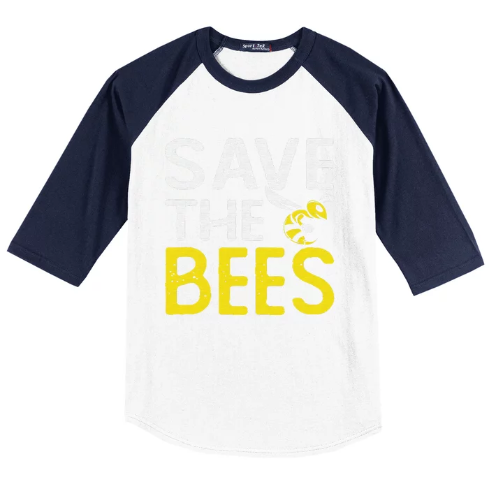 Save Bees Beekeeper Bee Keeping funny Honey Baseball Sleeve Shirt