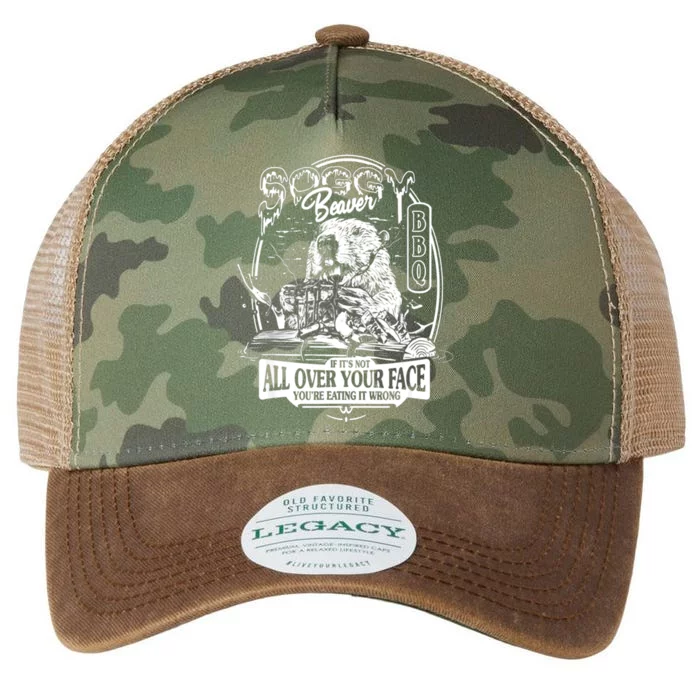 Soggy Beaver Bbq If ItS Not All Over Your Face Legacy Tie Dye Trucker Hat