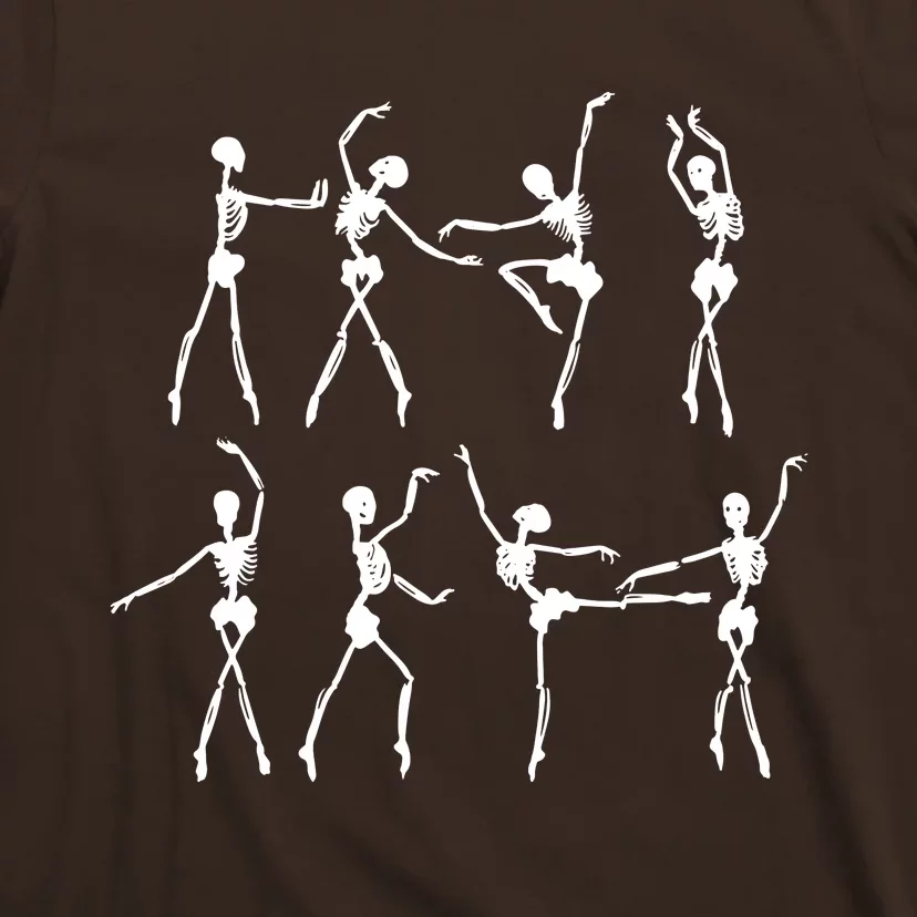 Skeleton Ballerinas Ballet Dance Cute Halloween Costume Girl T-Shirt