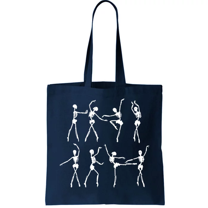 Skeleton Ballerinas Ballet Dance Cute Halloween Costume Girl Tote Bag