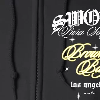 Sworntous Brown Bag Podcast Full Zip Hoodie