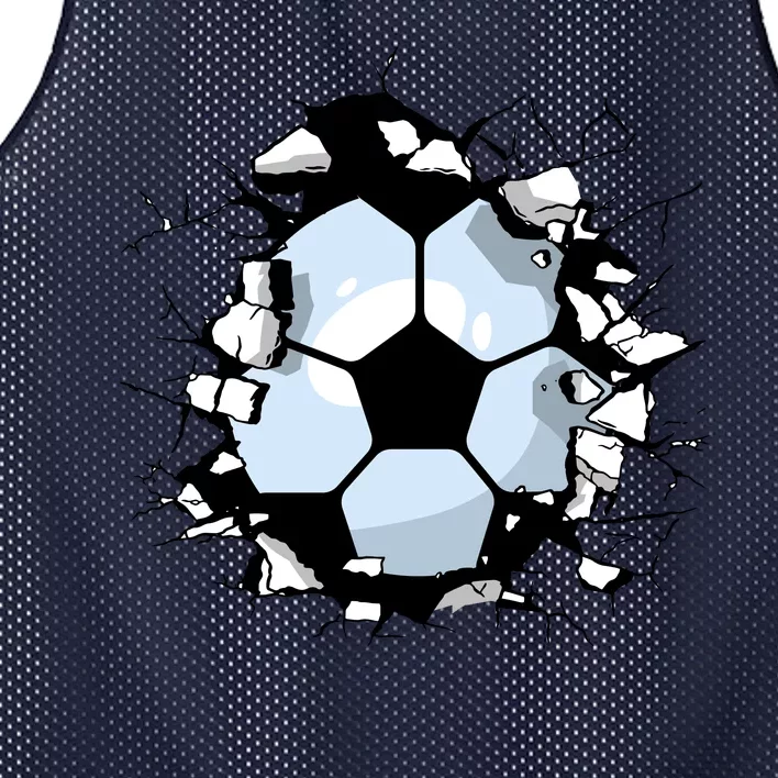 Soccer Ball Breakthrough Mesh Reversible Basketball Jersey Tank