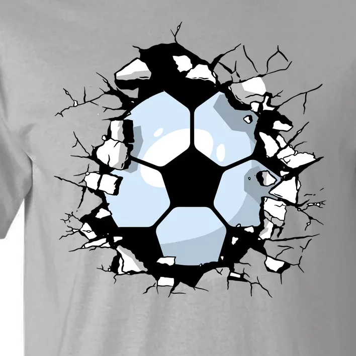 Soccer Ball Breakthrough Tall T-Shirt