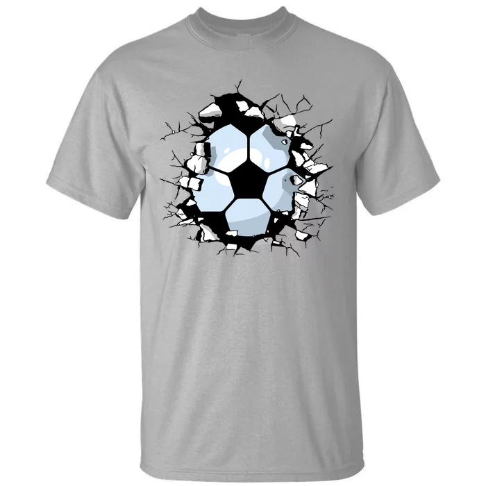 Soccer Ball Breakthrough Tall T-Shirt