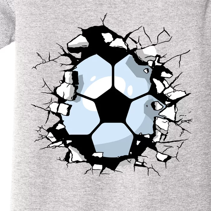 Soccer Ball Breakthrough Baby Bodysuit