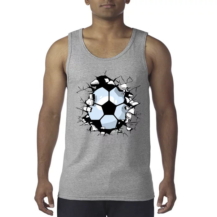 Soccer Ball Breakthrough Tank Top