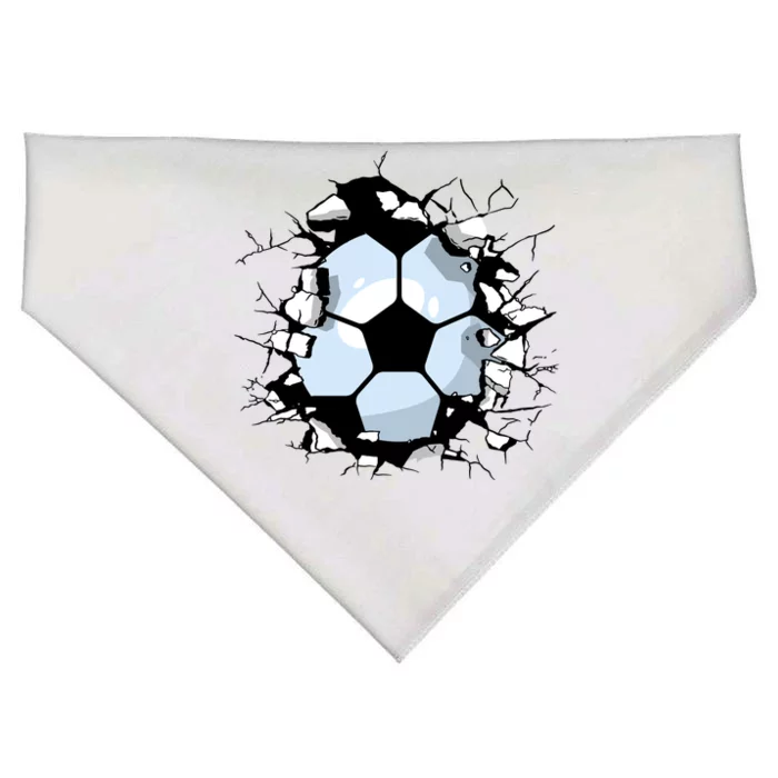 Soccer Ball Breakthrough USA-Made Doggie Bandana