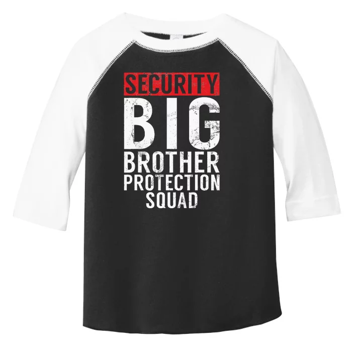 Security Big Brother Protection Squad Matching Outfits Toddler Fine Jersey T-Shirt