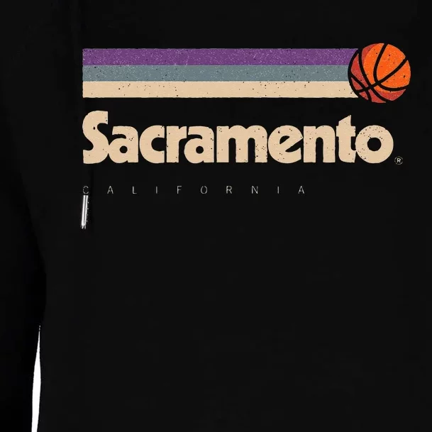 Sacramento Basketball BBall City California Sacramento Womens Funnel Neck Pullover Hood