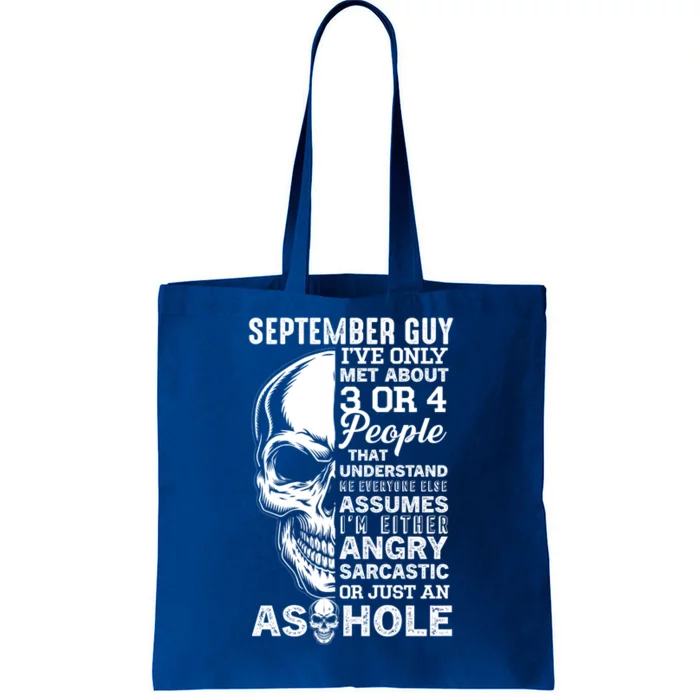 September Birthday Born In September Guy Cute Gift Tote Bag