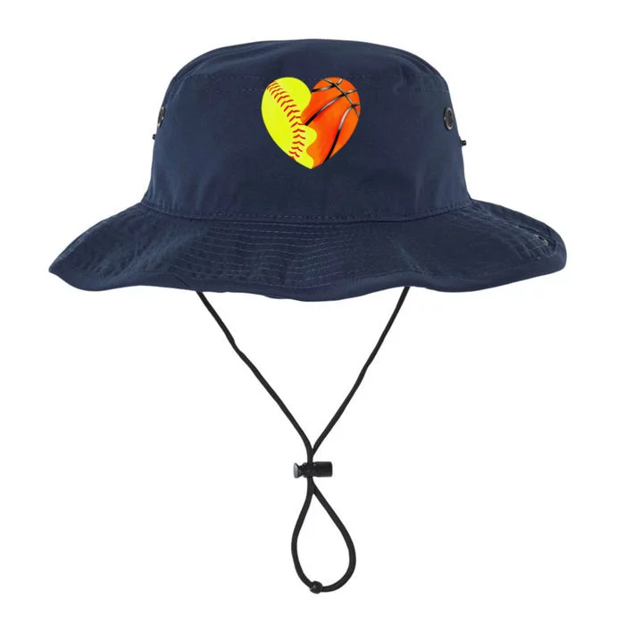 Softball Basketball Basketball Dad Softball Mom Legacy Cool Fit Booney Bucket Hat