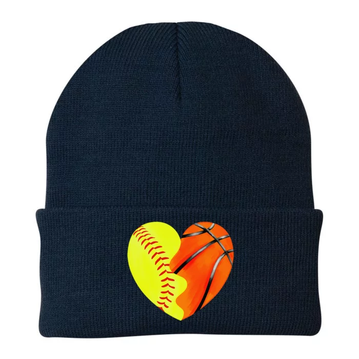 Softball Basketball Basketball Dad Softball Mom Knit Cap Winter Beanie