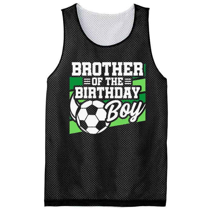 Soccer Birthday Birthday Brother Soccer Birthday Mesh Reversible Basketball Jersey Tank