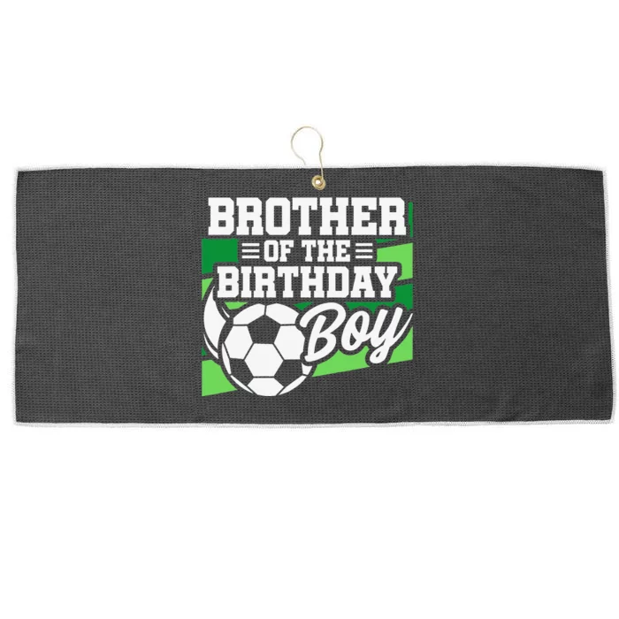 Soccer Birthday Birthday Brother Soccer Birthday Large Microfiber Waffle Golf Towel