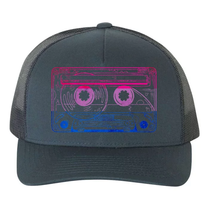 Subtle Bisexual Bi Pride Flag Cassette Yupoong Adult 5-Panel Trucker Hat