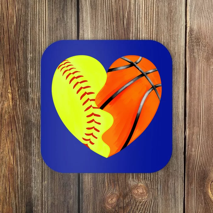 Softball Basketball Basketball Dad Softball Mom Gift Coaster