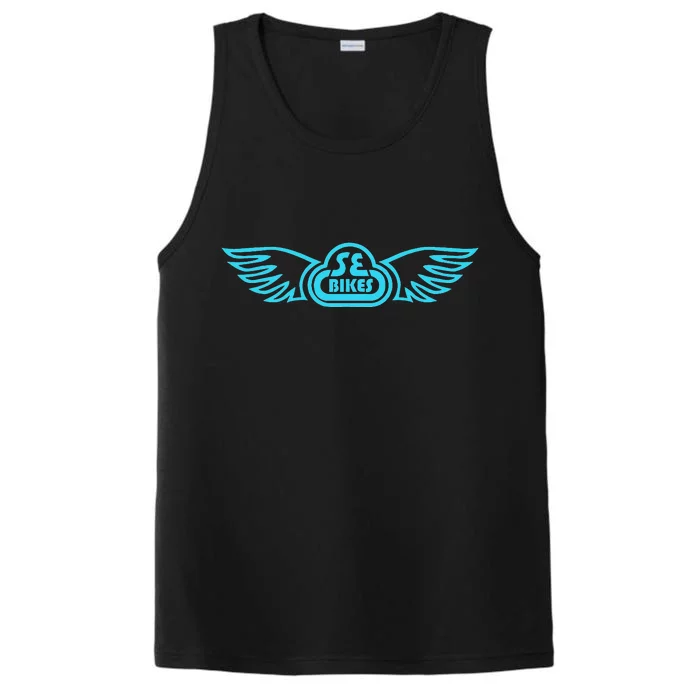 Se Bikes Baby Blue Wing funny saying Performance Tank