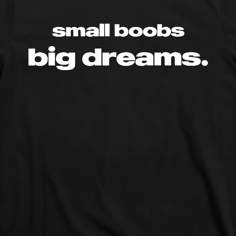 Small Boobs Big Dreams T-Shirt