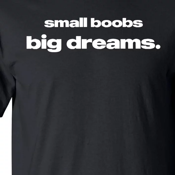 Small Boobs Big Dreams Tall T-Shirt