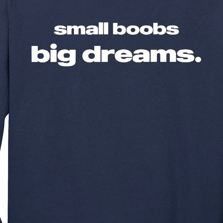 Small Boobs Big Dreams Tee - White