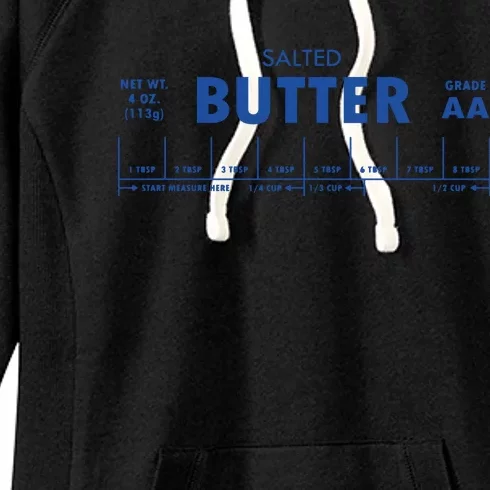 Salted Butter Baker Gift Butter Lover Women's Fleece Hoodie